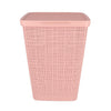 Curver curver wasmand met deksel jute-look 58l roze