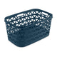 Curver oceana wasmand - 45l - 57,1x37,1x27,1cm - nachtblauw