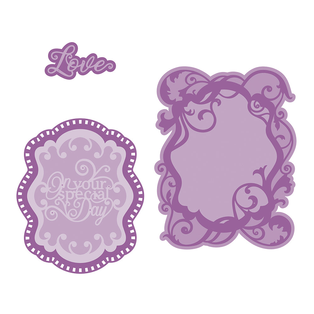 Tonic studios • essentials die set topper lovely lush frame