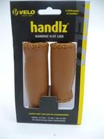 Velo Handvat Leer 92 127mm Bruin - Echt leer