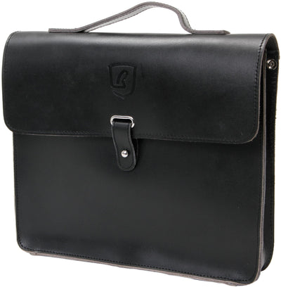 Brave classic frametas frame bag leather black
