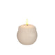 Ideas 4 seasons led kaars wax bloem parel crã¨me ø9xh12cm