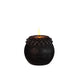 Ideas 4 seasons led kaars wax bloem parel zwart ø9xh12cm