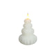 Ideas 4 seasons led kaars wax boom wit ø6,9xh12cm