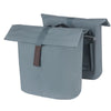 Basil dubbele fietstas city mik 28-32 liter - graphite blue