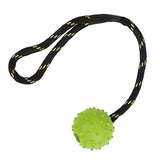 Happy pet tough toys floater rubber bal touw assorti - afbeelding 2
