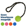 Happy pet tough toys floater rubber bal touw assorti