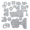 Tonic studios • essentials wilderness adventures snijmallen set garden picnic