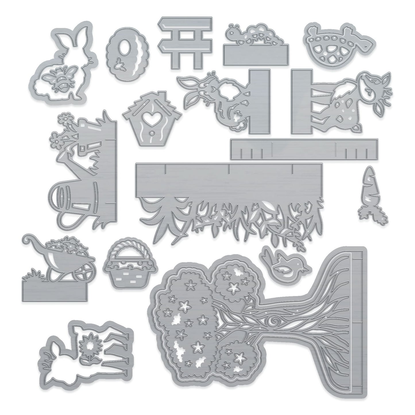 Tonic studios • essentials wilderness adventures snijmallen set garden picnic