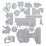 Tonic studios • essentials wilderness adventures snijmallen set garden picnic - afbeelding 1