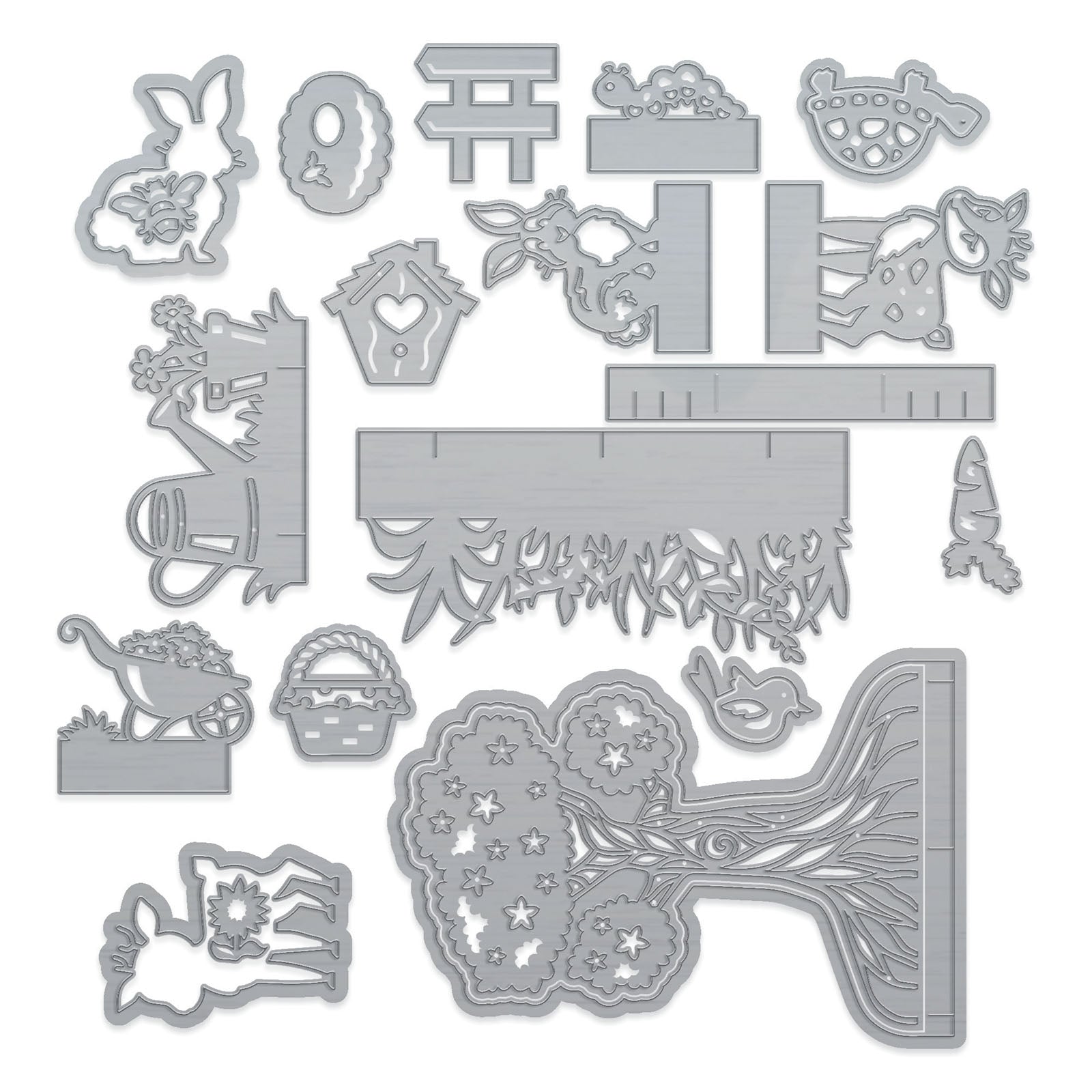 Tonic studios • essentials wilderness adventures snijmallen set garden picnic
