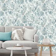 DUTCH WALLCOVERINGS DUTCH WALLCOVERINGS Behang bladeren en toekan blauw - afbeelding 2