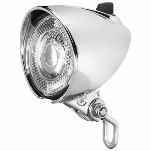 Busch + müller koplamp busch und müller lumotec classic n retro look 25 lux - rvs