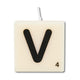 Paperdreams letter kaarsje letter v, set van 4