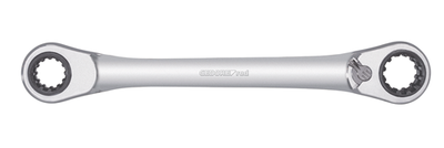 Gedore r07501019 dubbele ringratelsleutel | 4 in 1 | omschakelbaar | metrisch - 3300899