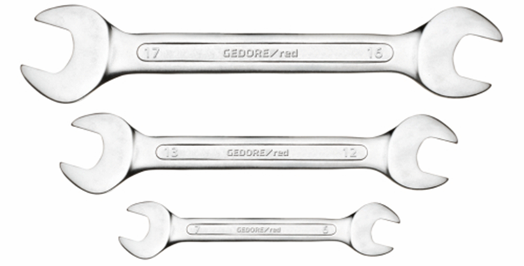 Gedore steeksleutelset kort | sw 6-17 mm | 6-dlg - 3300958