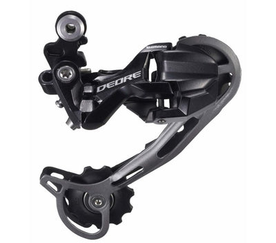 Shimano achterderailleur 9-speed deore m592 sgs top normal shadow (werkplaatsverpakking) - zwart