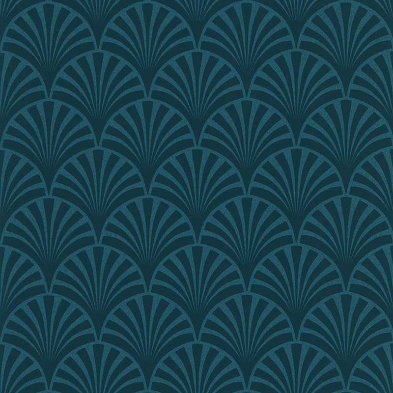 Noordwand Noordwand Behang couleurs matières 20's Pattern Artdeco blauw