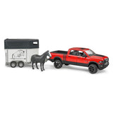 Bruder | 2501 ram 25 | power wagon | met paardenaanhanger en 1 paard - afbeelding 2