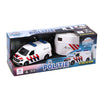 Kids globe vw transporter politie met paardentrailer