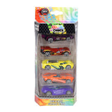 Rapid wheels auto die cast color change 5 pack | 4 stuks - afbeelding 2