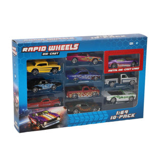 Rapid wheels auto die cast 10 pack | 2 stuks