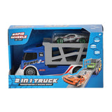 Rapid wheels auto transporter + die cast auto 8 assorti | 4 stuks - afbeelding 2