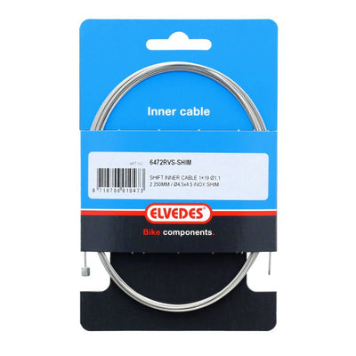 versnellingsbinnenkabel Shimano 2.25 m 1,1 mm 6472 zilver