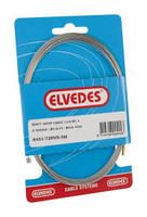 Elvedes schakel binnenkabel 2250mm ø1,1mm n n-nippel rvs