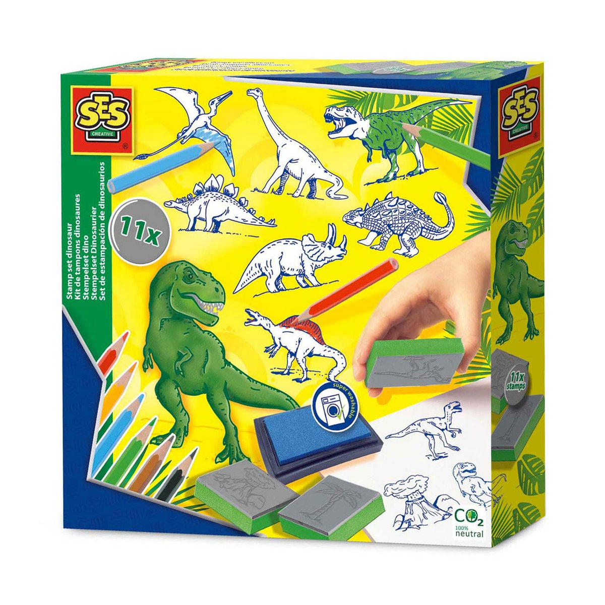 Ses creative ses stempelset dino