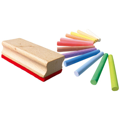 Ses kleurkrijtjes met wisser