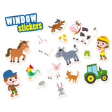 SES Raamstickers Boerderij - afbeelding 3