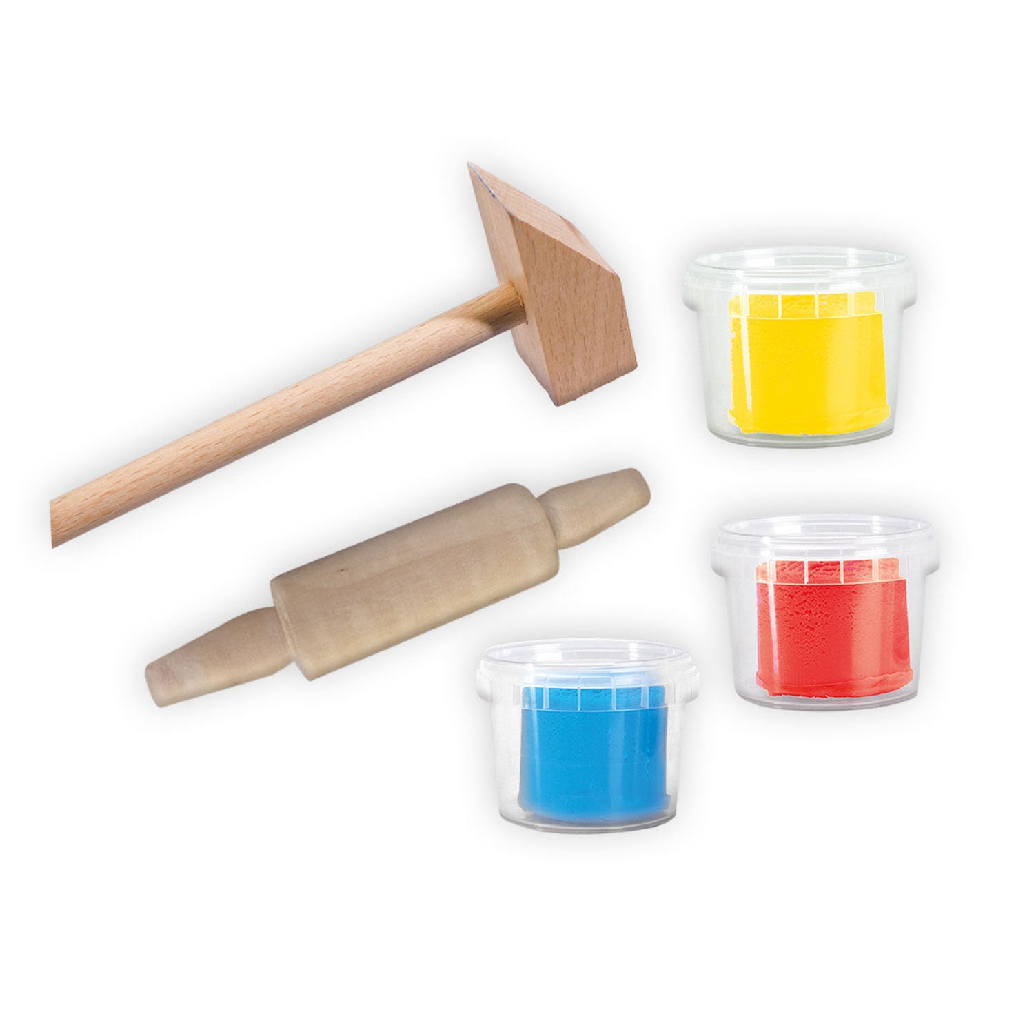 Ses creative ses my first klei met gereedschap - 3 kleipotjes