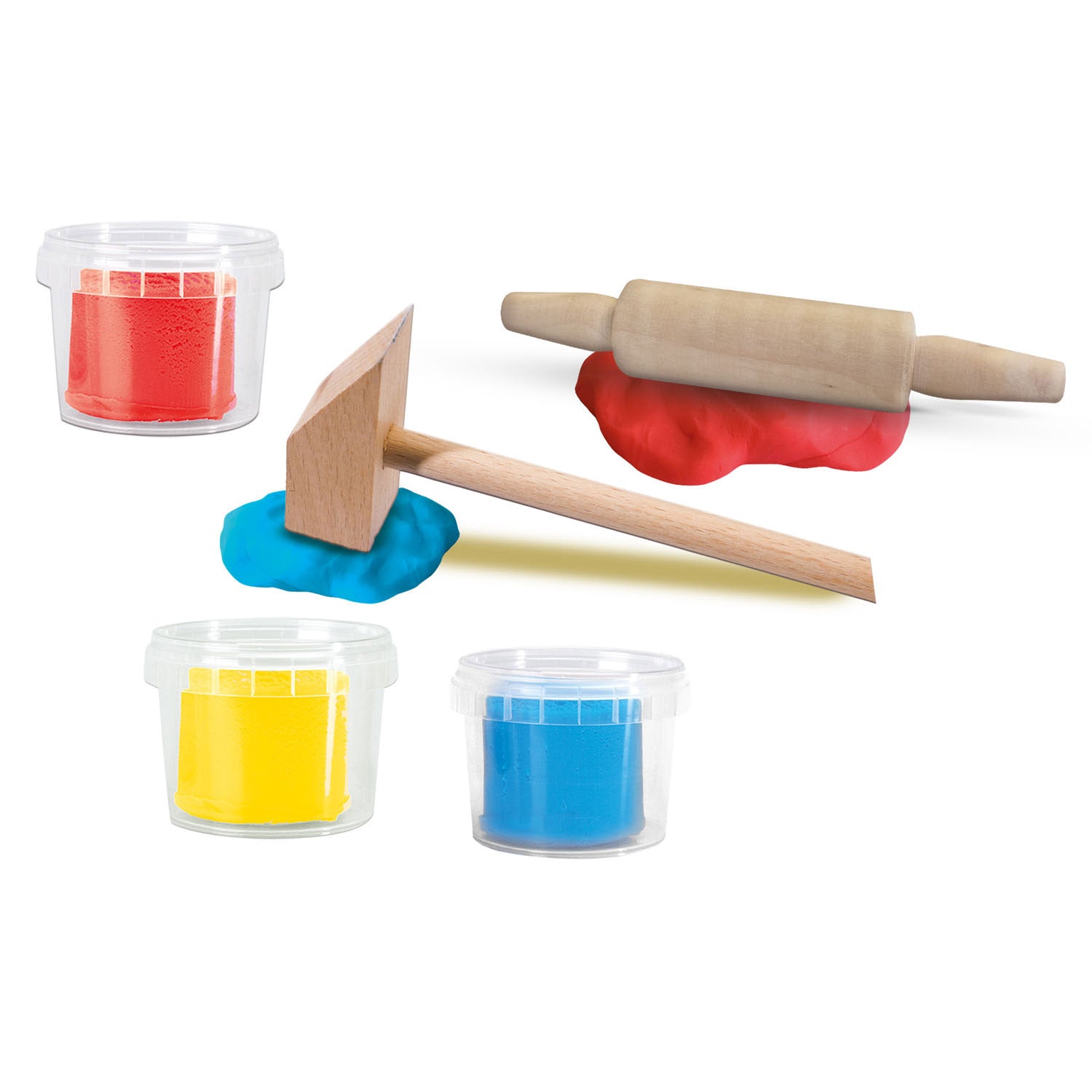 Ses creative ses my first klei met gereedschap - 3 kleipotjes