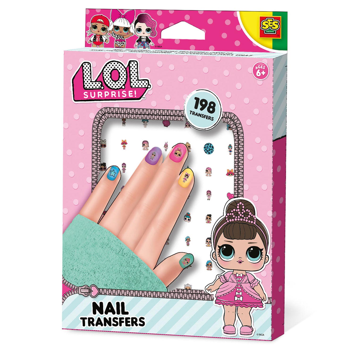 L.o.l. ses nagels versieren