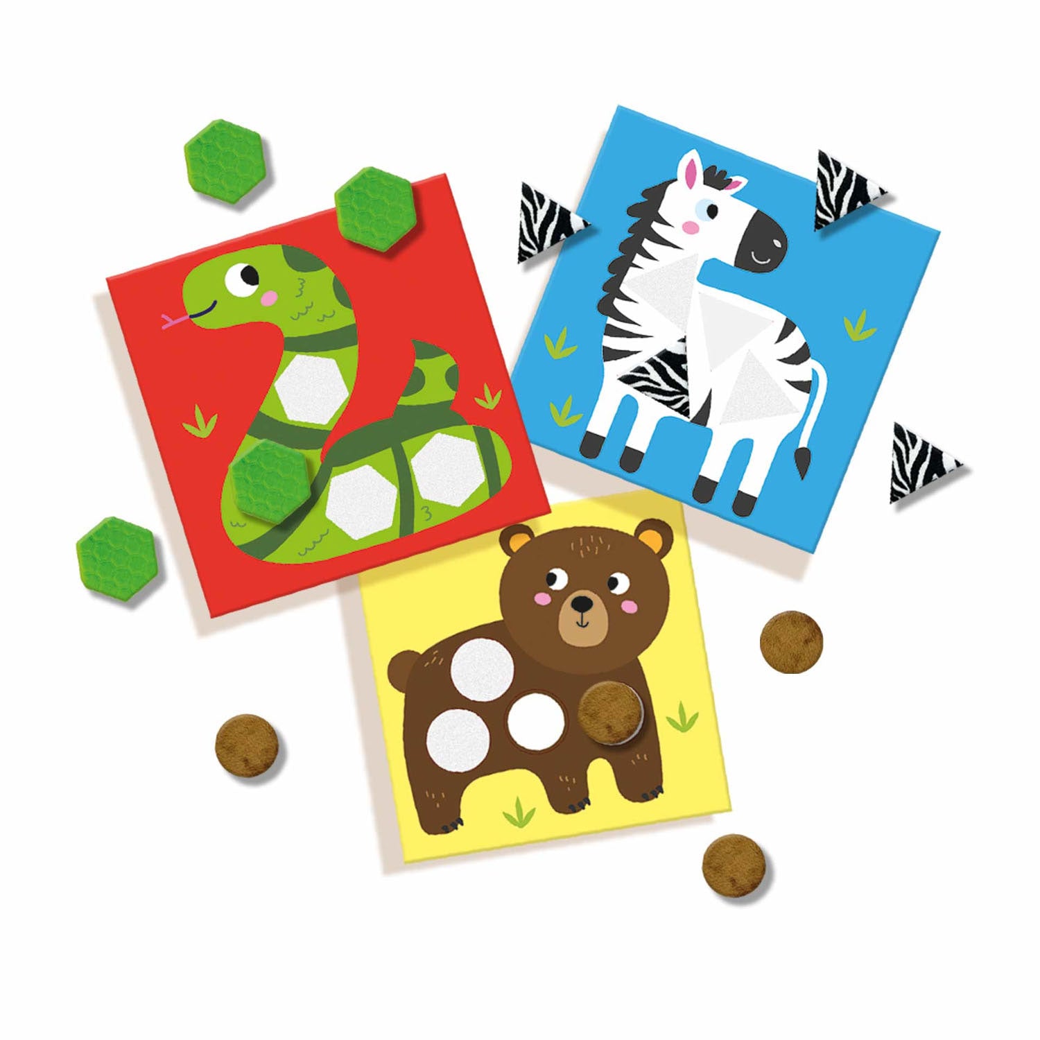 Ses creative ses my first - sensory mozaïek kaarten