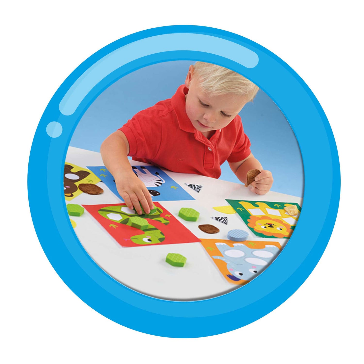 Ses creative ses my first - sensory mozaïek kaarten