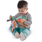 Ses creative ses tiny talents sensory soft dierenstaarten boek - afbeelding 3