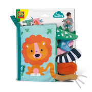 Ses creative ses tiny talents sensory soft dierenstaarten boek - afbeelding 4