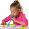 Ses creative – blow airbrush graffiti – creatieve knutselset vanaf 6 jaar – inclusief 6 airbrush pennen, zwarte stift, sjablonen en kleurplaten