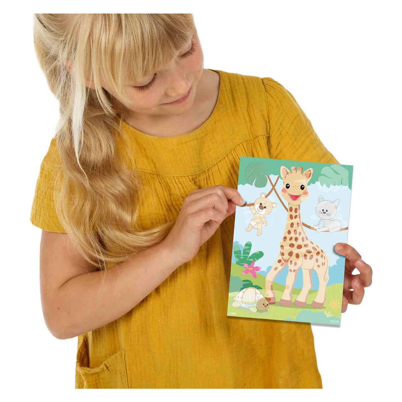 Ses creative ses my first sophie la girafe - kleuren met water