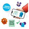 Ses fundo klei - wilde dieren - 4 kleipotjes