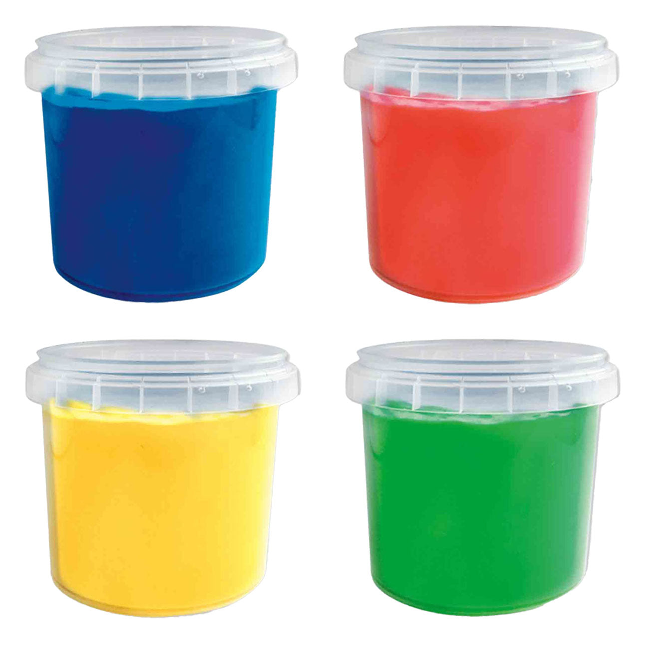 SES Vingerverf Primaire Kleuren, 4x110ml