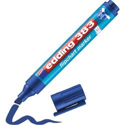 Flipchart marker edding beitelpunt blauw