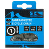M-Wave Ketting single speed, 1 2x1 8 112L grijs bruin (hangverpakking)
