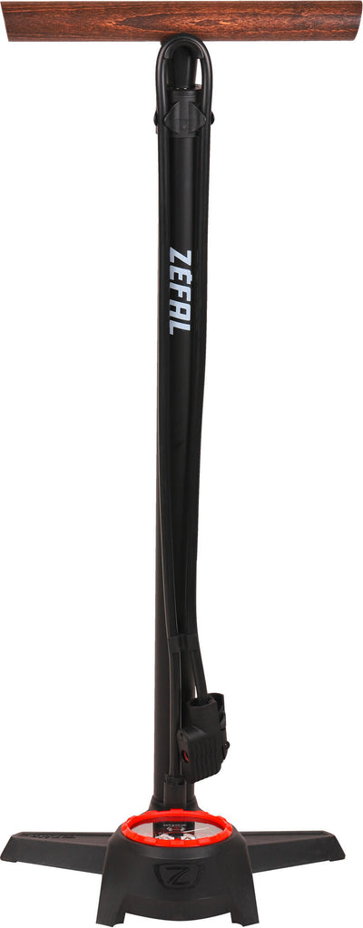 Zefal zéfal hogedruk pomp profil max fp60 floor pump zéfal profil max fp 60 black red