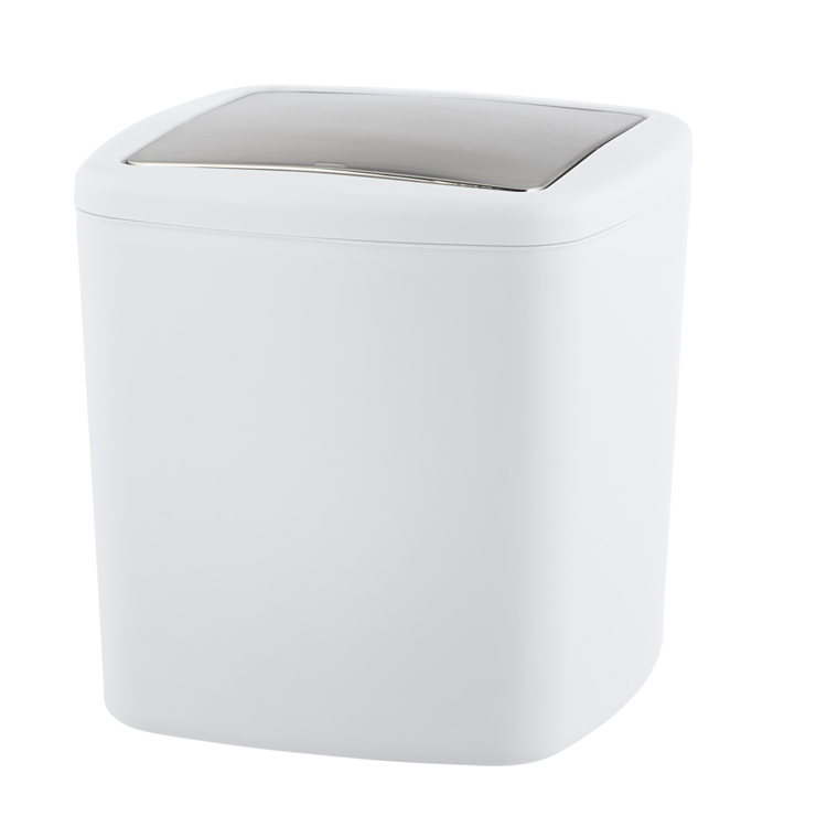 Wenko 1065669 - afvalemmer barc. l 8,5 ltr wit | 1 stuks
