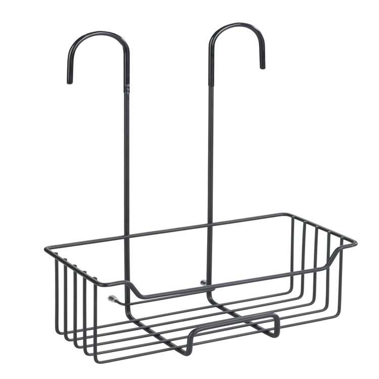 Wenko 1065528 - douchecaddy milo rvs zwart | 1 stuks