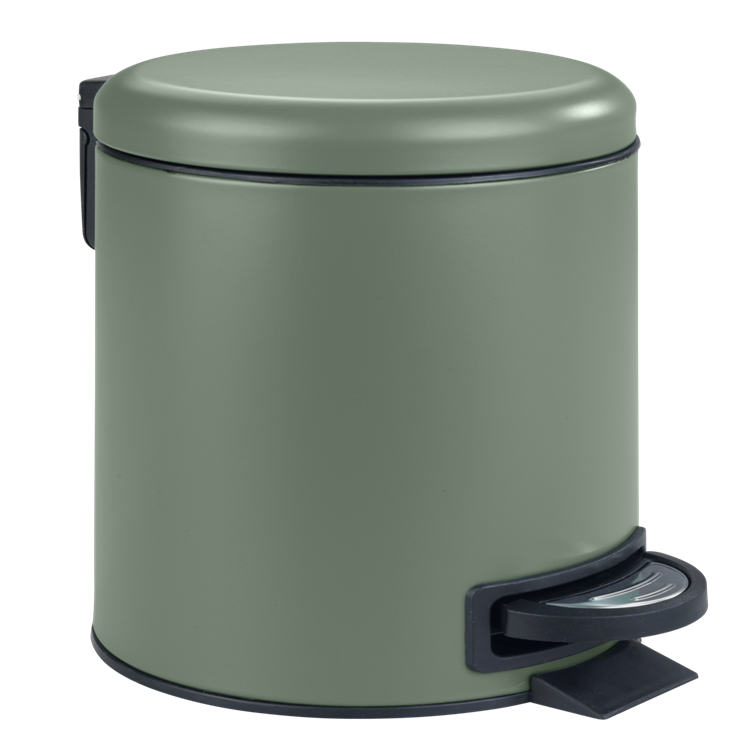 Wenko 1069576 - afvalemmer leman 3l donkergr. | 1 stuks
