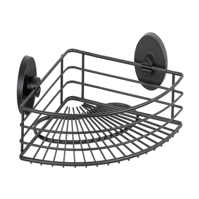 Wenko 1069606 - vacuum-loc hoekrek bari zwart | 1 stuks